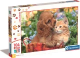 CLEMENTONI Puzzle Roztomilí kamarádi MAXI 104 dílků