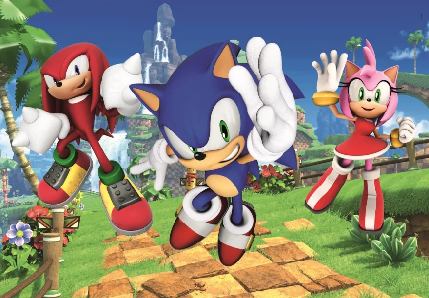 CLEMENTONI Puzzle Sonic MAXI 104 dílků