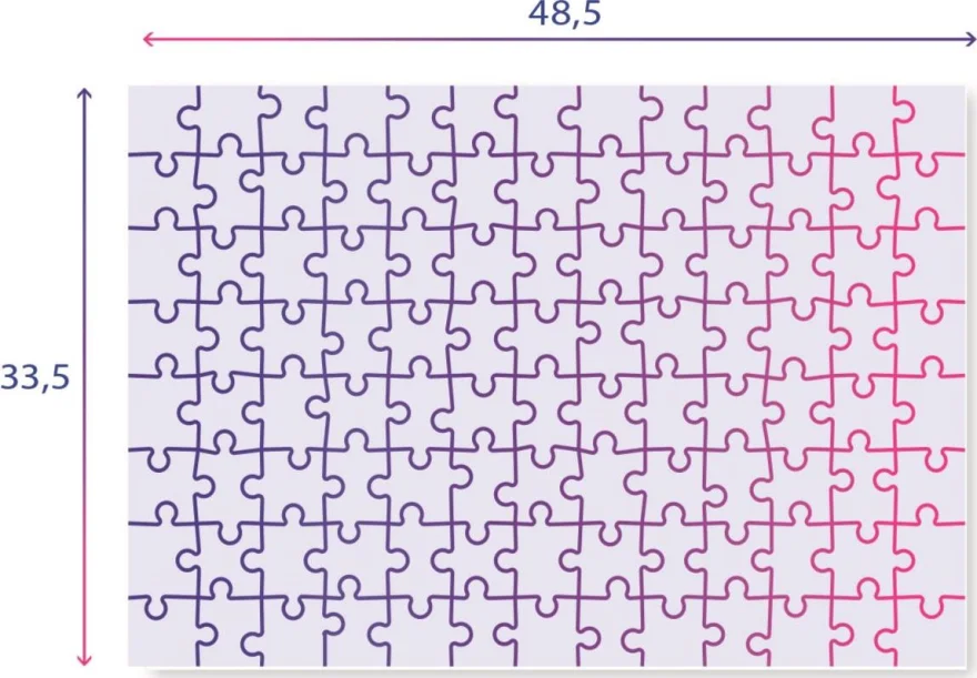 CLEMENTONI Puzzle Země dinosaurů 104 dílků