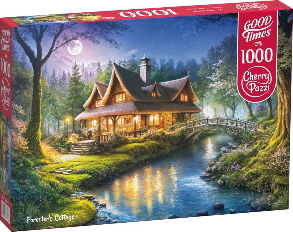 CHERRY PAZZI Puzzle Lesníkova chata 1000 dílků