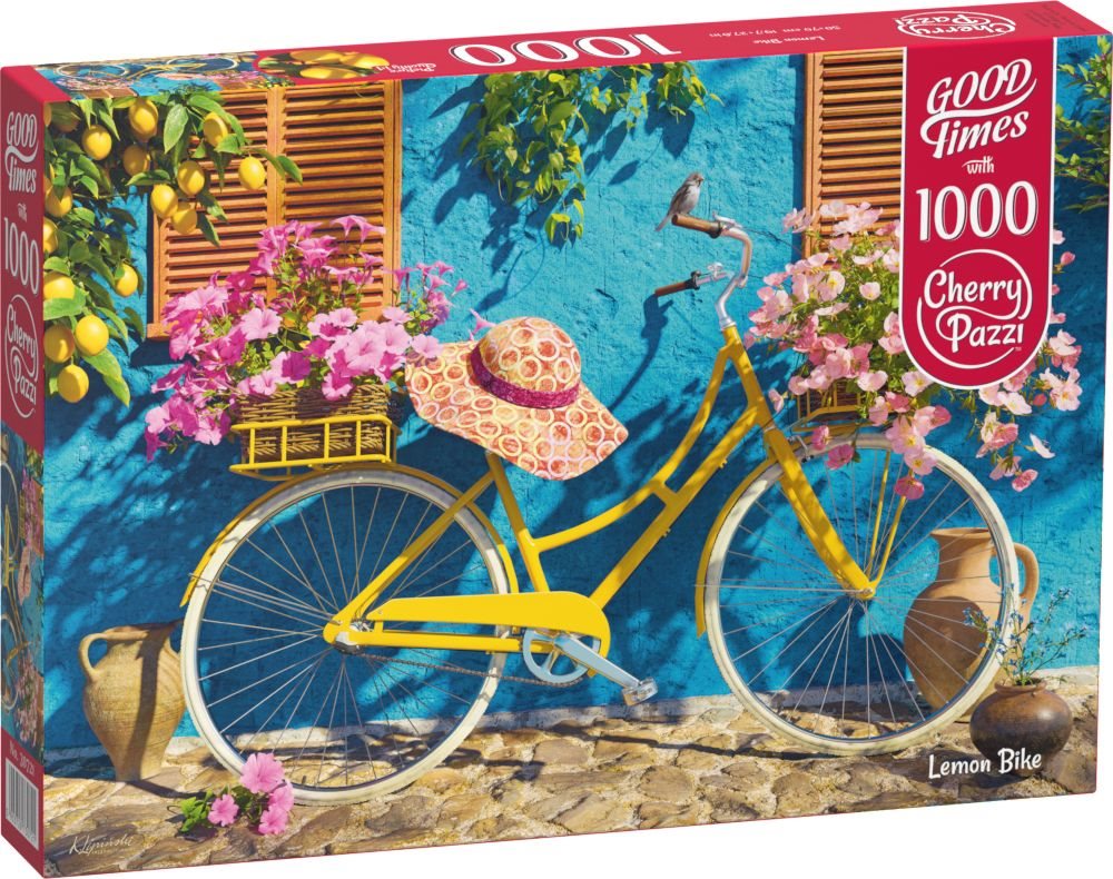 CHERRY PAZZI Puzzle Žluté kolo 1000 dílků