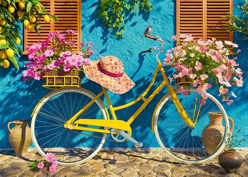 CHERRY PAZZI Puzzle Žluté kolo 1000 dílků