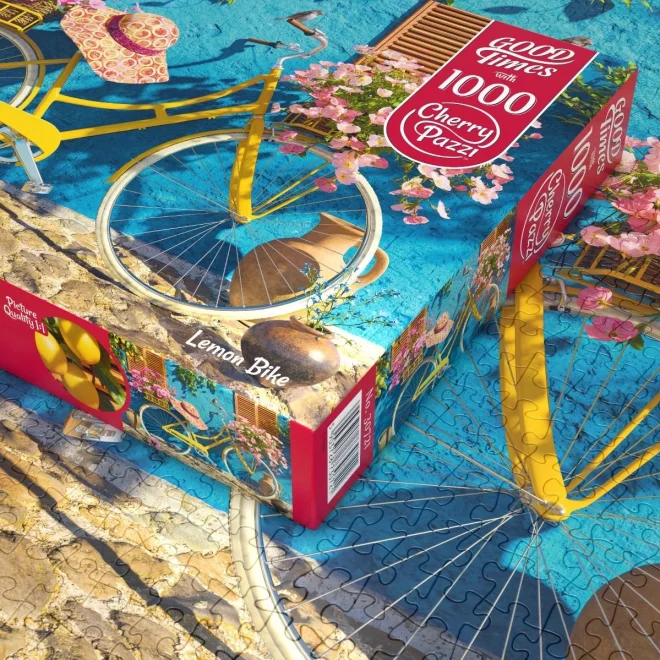 CHERRY PAZZI Puzzle Žluté kolo 1000 dílků