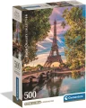 CLEMENTONI Puzzle Podél řeky Seiny 500 dílků