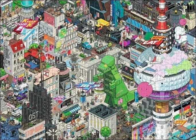 Heye Puzzle Pixorama: Berlín 1000 dílků