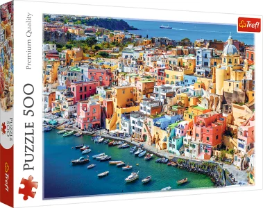 Puzzle Ostrov Procida, Kampánie, Itálie 500 dílků