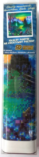 NORIMPEX Diamantové malování Tajemný hrad 40x30cm
