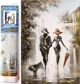 NORIMPEX Diamantové malování Romantická procházka 40x30cm