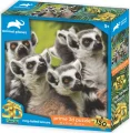 Puzzle s 3D efektem Prime 3D 150 dílků Animal Planet: Lemuři kata