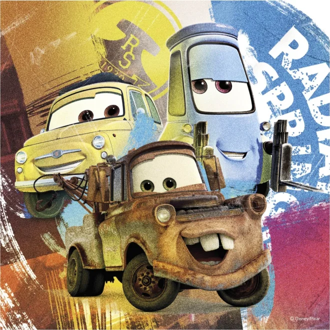 Dino Puzzle Cars: kamarádi 3x55 dílků