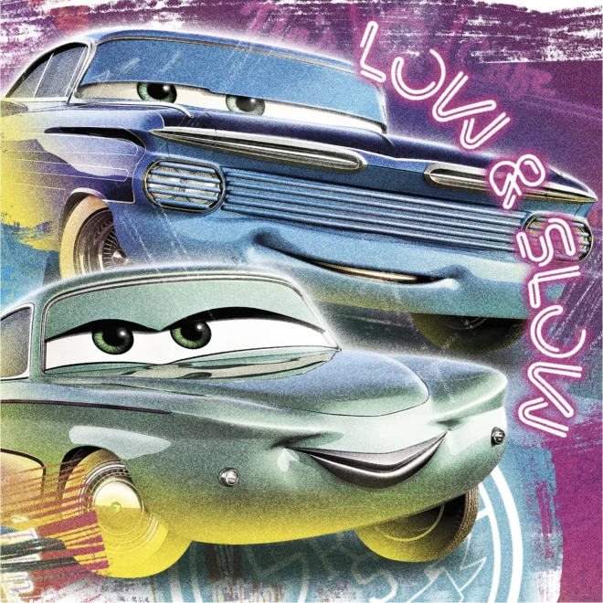 Dino Puzzle Cars: kamarádi 3x55 dílků