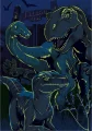 DINO Svítící puzzle Jurský Svět XL 100 dílků