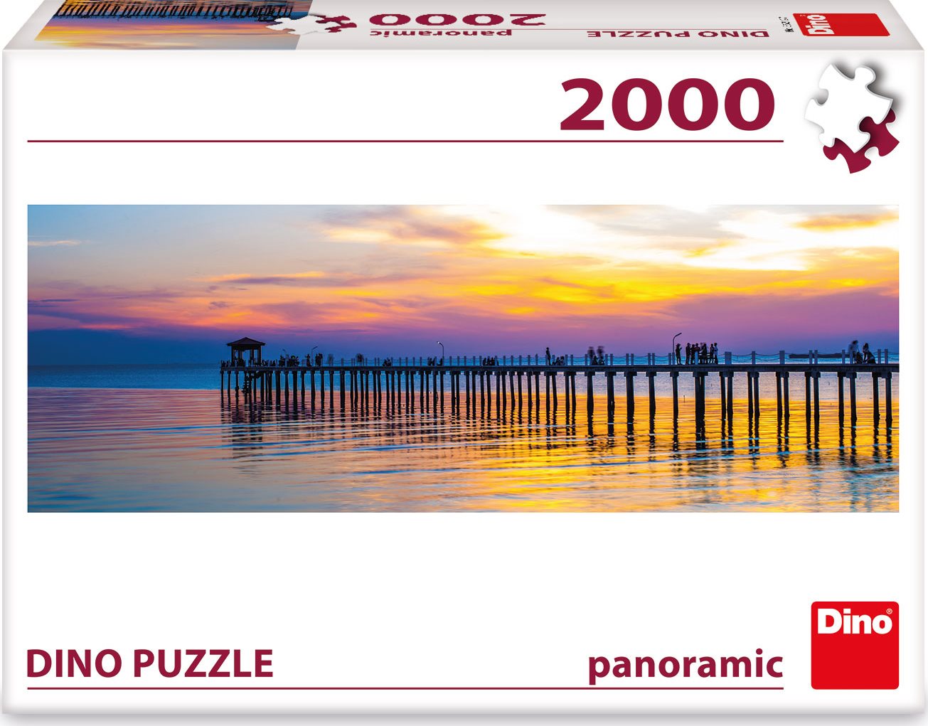 DINO Panoramatické puzzle Thajský záliv 2000 dílků