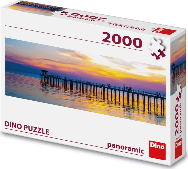 DINO Panoramatické puzzle Thajský záliv 2000 dílků