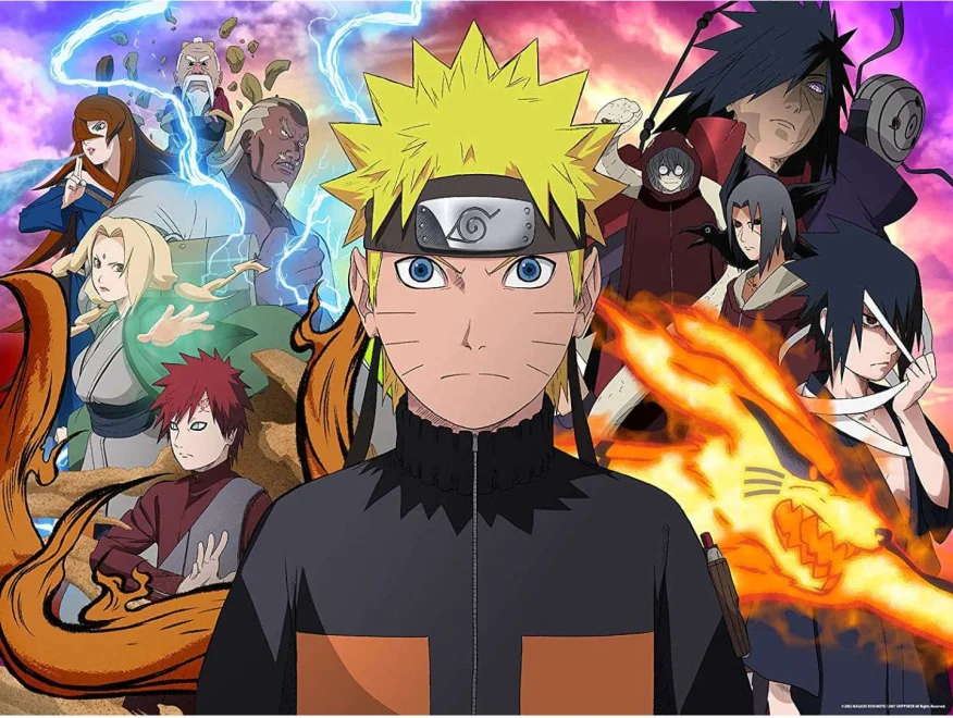 Puzzle s 3D efektem Prime 3D 500 dílků Naruto Shippuden