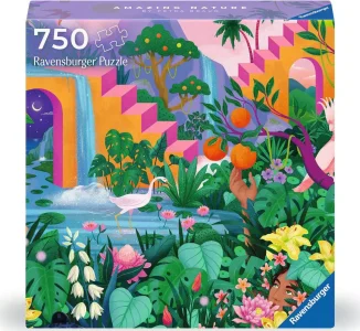 Čtvercové puzzle Art & Soul: Úžasná příroda 750 dílků