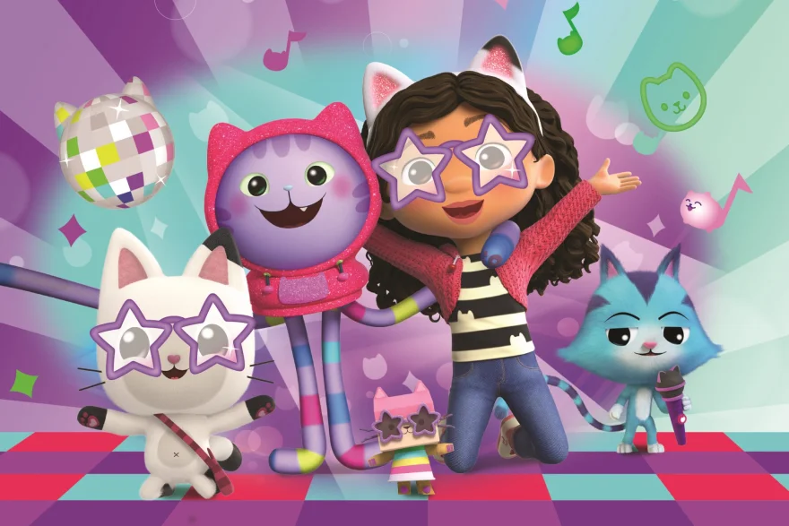 Trefl Puzzle Gábinin kouzelný domek: Party 54 dílků