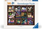 RAVENSBURGER Puzzle Kočky a sukulenty 500 dílků