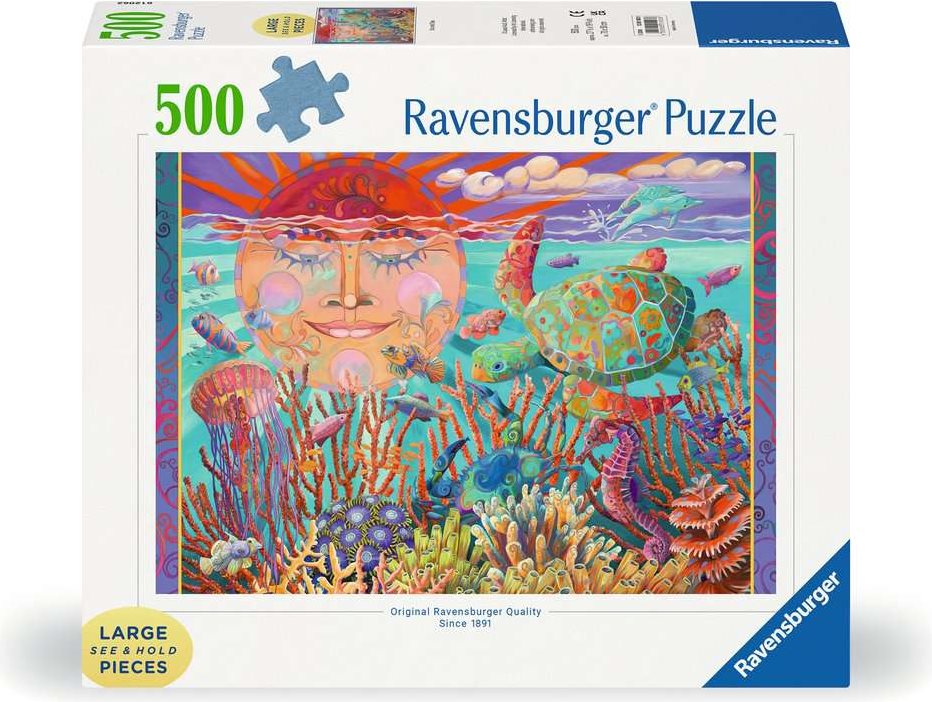 Puzzle Ravensburger 500 větších dílků Slunce a moře