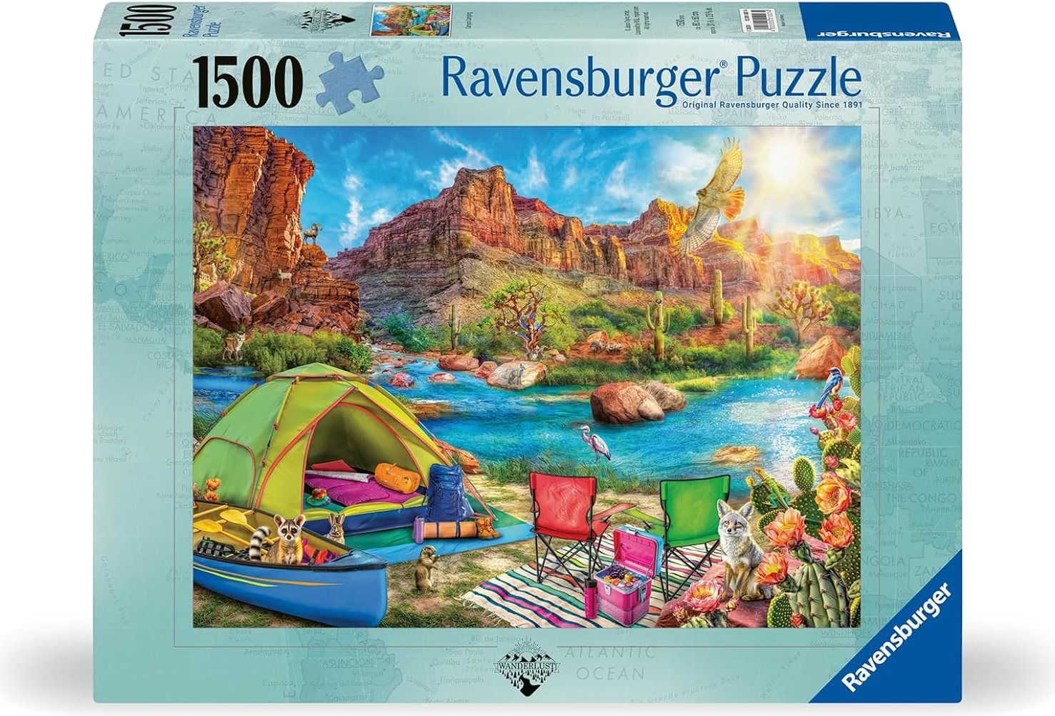 RAVENSBURGER Táboření v kaňonu 1500 dílků