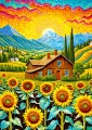 ENJOY Puzzle Slunečnicový dům 1000 dílků