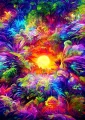 Enjoy Puzzle Duhová džungle 1000 dílků