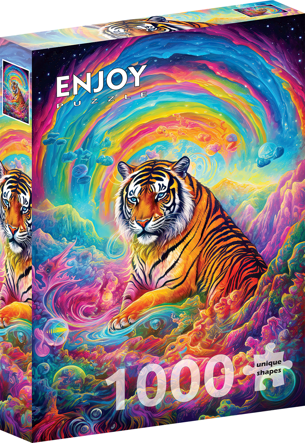 Enjoy Puzzle Tam, kde vládnou tygři 1000 dílků