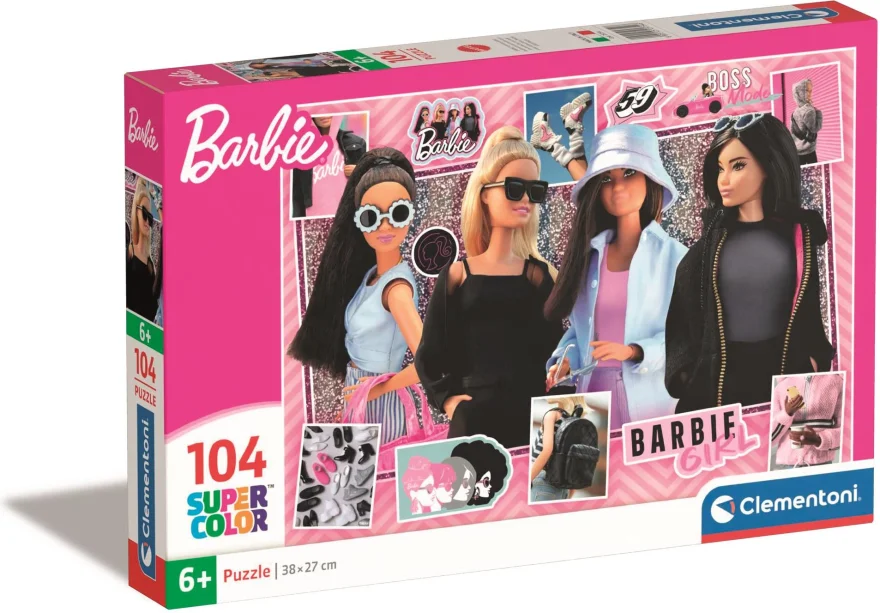 CLEMENTONI Puzzle Barbie 104 dílků