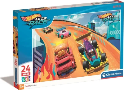 Puzzle Hot Wheels MAXI 24 dílků