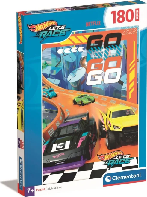 CLEMENTONI Puzzle Hot Wheels 180 dílků