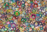 CLEMENTONI Puzzle Impossible Disney placky 1000 dílků