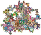 CLEMENTONI Puzzle Impossible Disney placky 1000 dílků