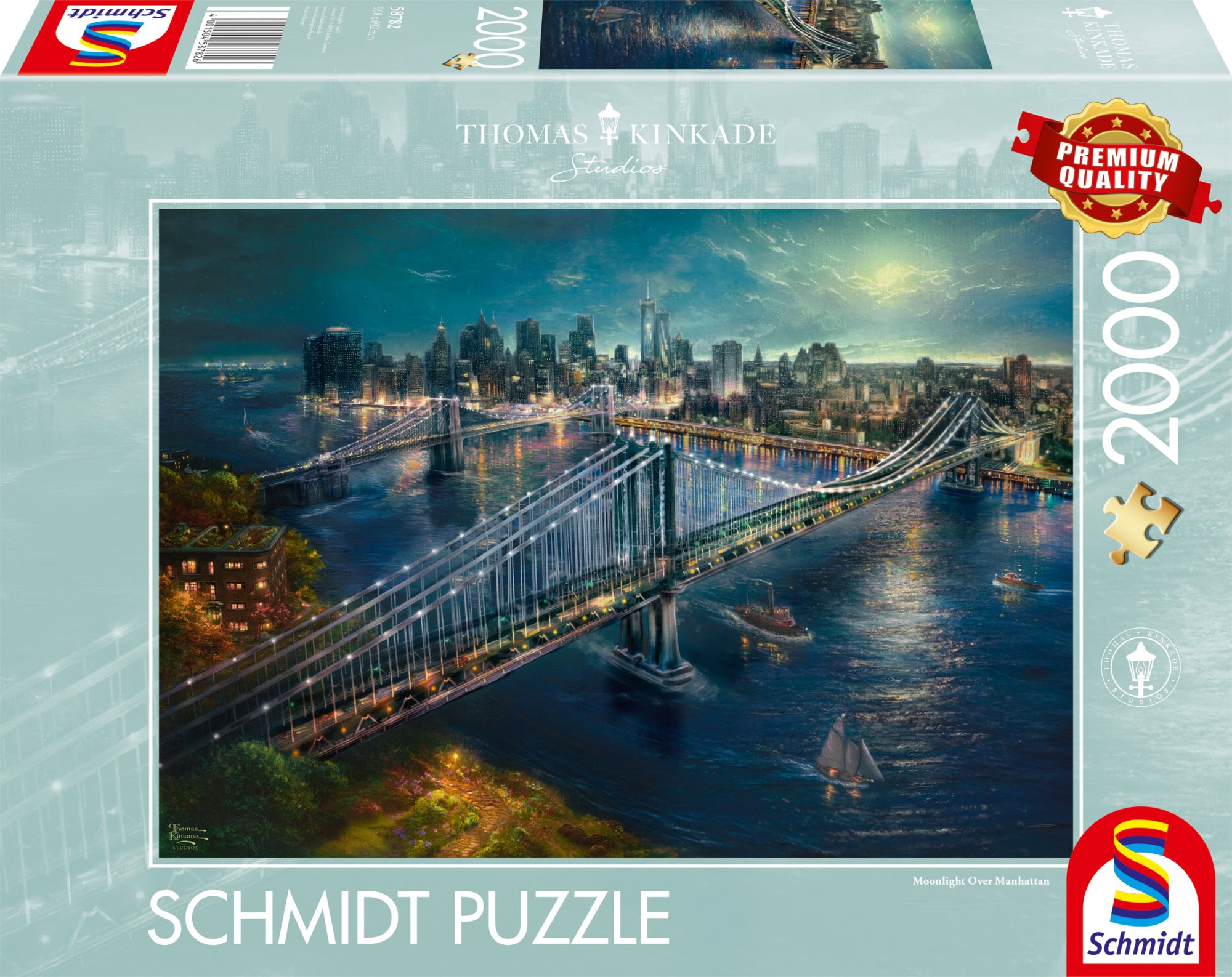 SCHMIDT Měsíc nad Manhattanem 2000 dílků