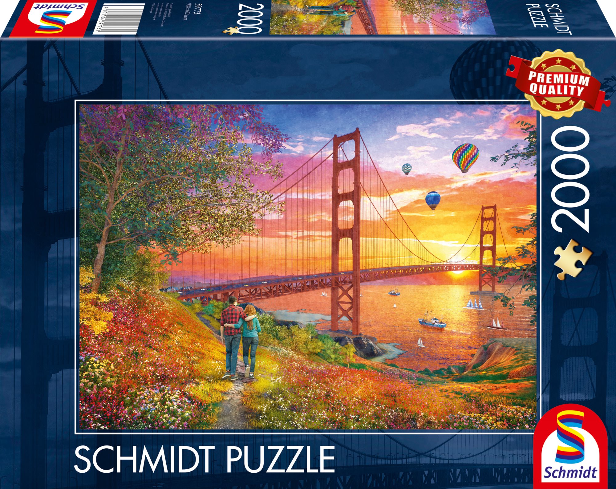 SCHMIDT Procházka k mostu Golden Gate 2000 dílků