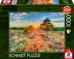 SCHMIDT Puzzle Západ slunce na vřesovišti 1000 dílků