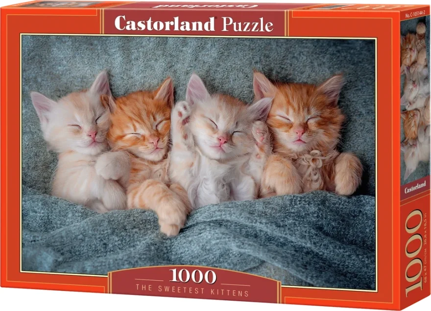 CASTORLAND Puzzle Sladká koťata 1000 dílků