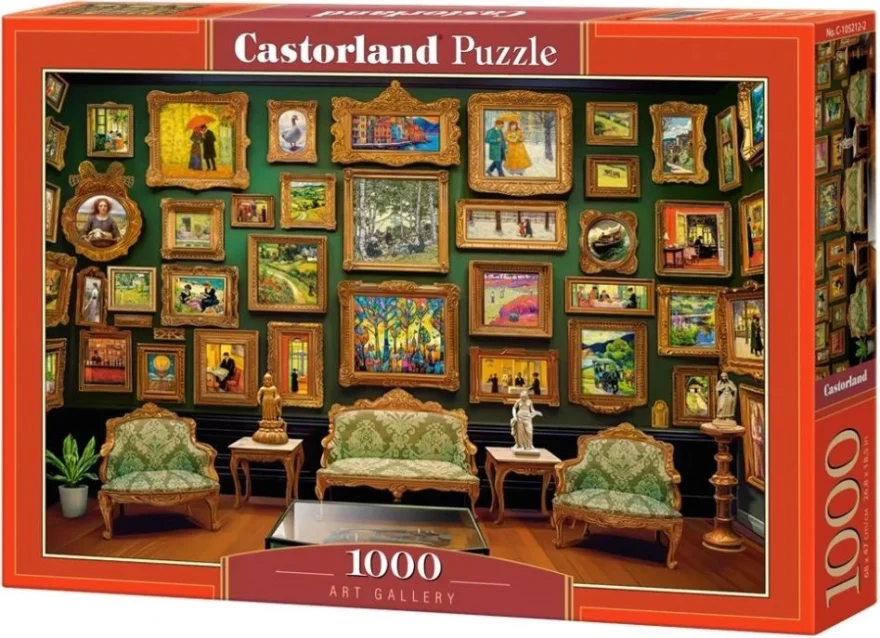 CASTORLAND Puzzle Galerie umění 1000 dílků