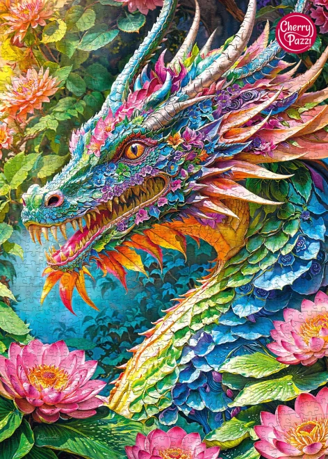 CHERRY PAZZI Puzzle Drak štěstí 1000 dílků