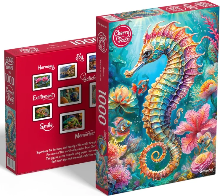CHERRY PAZZI Puzzle Mořský koník 1000 dílků