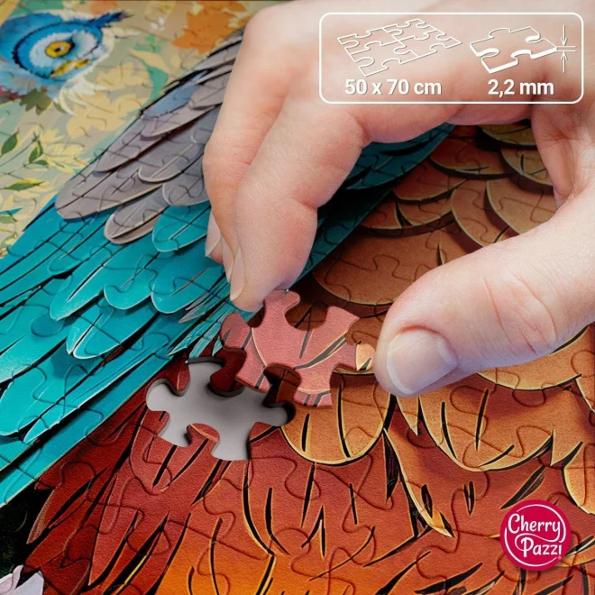 CHERRY PAZZI Puzzle Papírová sova 1000 dílků