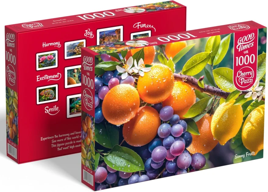 CHERRY PAZZI Puzzle Prosluněné ovoce 1000 dílků
