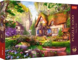 Trefl Puzzle Premium Plus Tea Time: Krásná chalupa v lese 1000 dílků