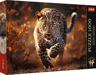 Puzzle Premium Plus Photo Odyssey: Divoký leopard 1000 dílků