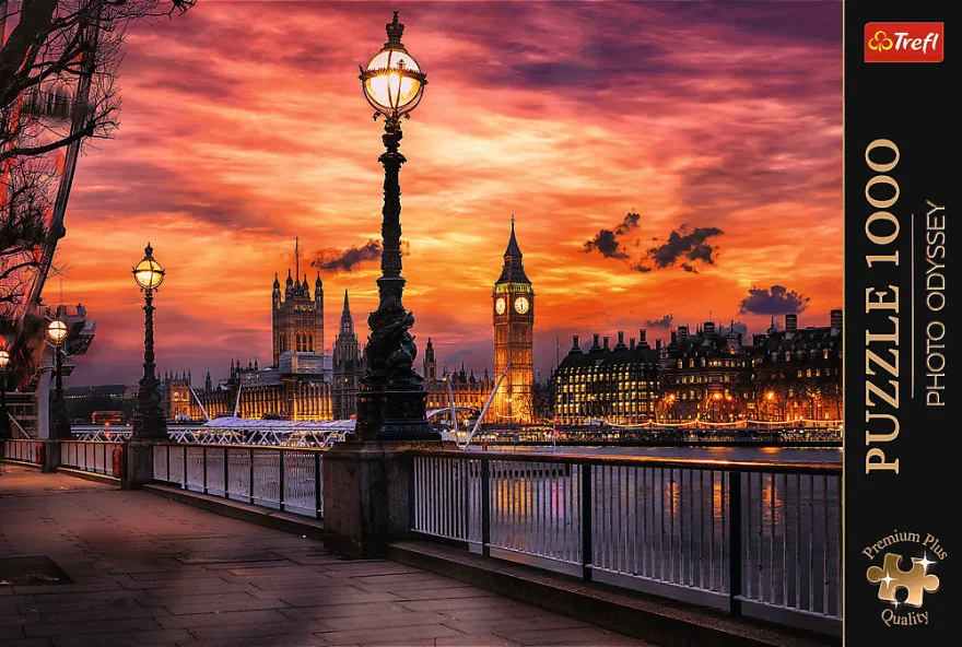 Trefl Puzzle Premium Plus Photo Odyssey: Big Ben, Londýn 1000 dílků