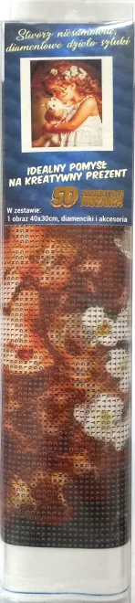 NORIMPEX Diamantové malování Něžné přátelství 40x30cm