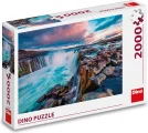 DINO Puzzle Vodopád Selfoss 2000 dílků