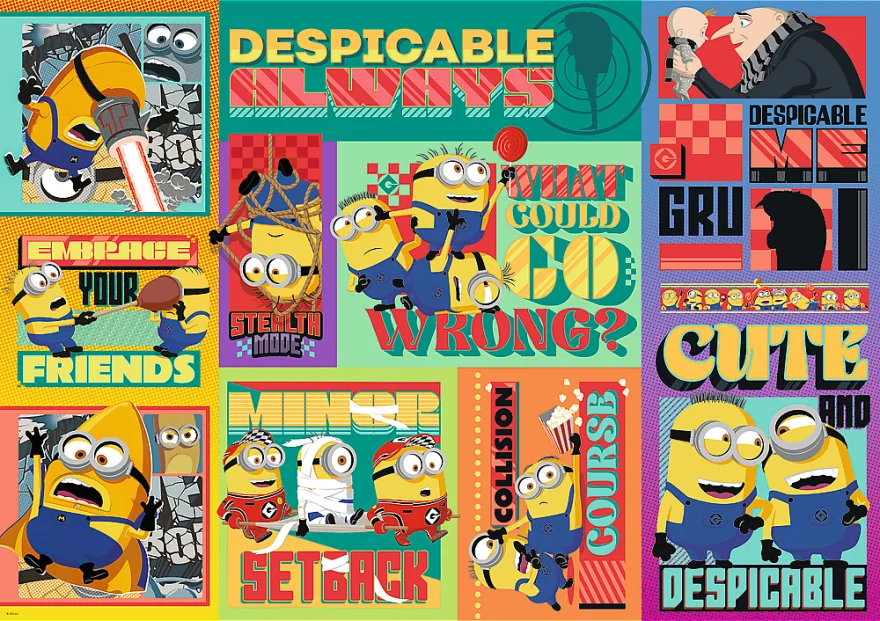 TREFL Puzzle Já, padouch 4: Gru a Mimoni 1000 dílků