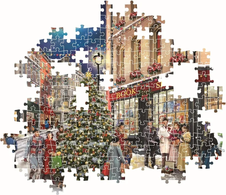 CLEMENTONI Puzzle Vánoční procházka 1000 dílků