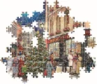 CLEMENTONI Puzzle Vánoční procházka 1000 dílků