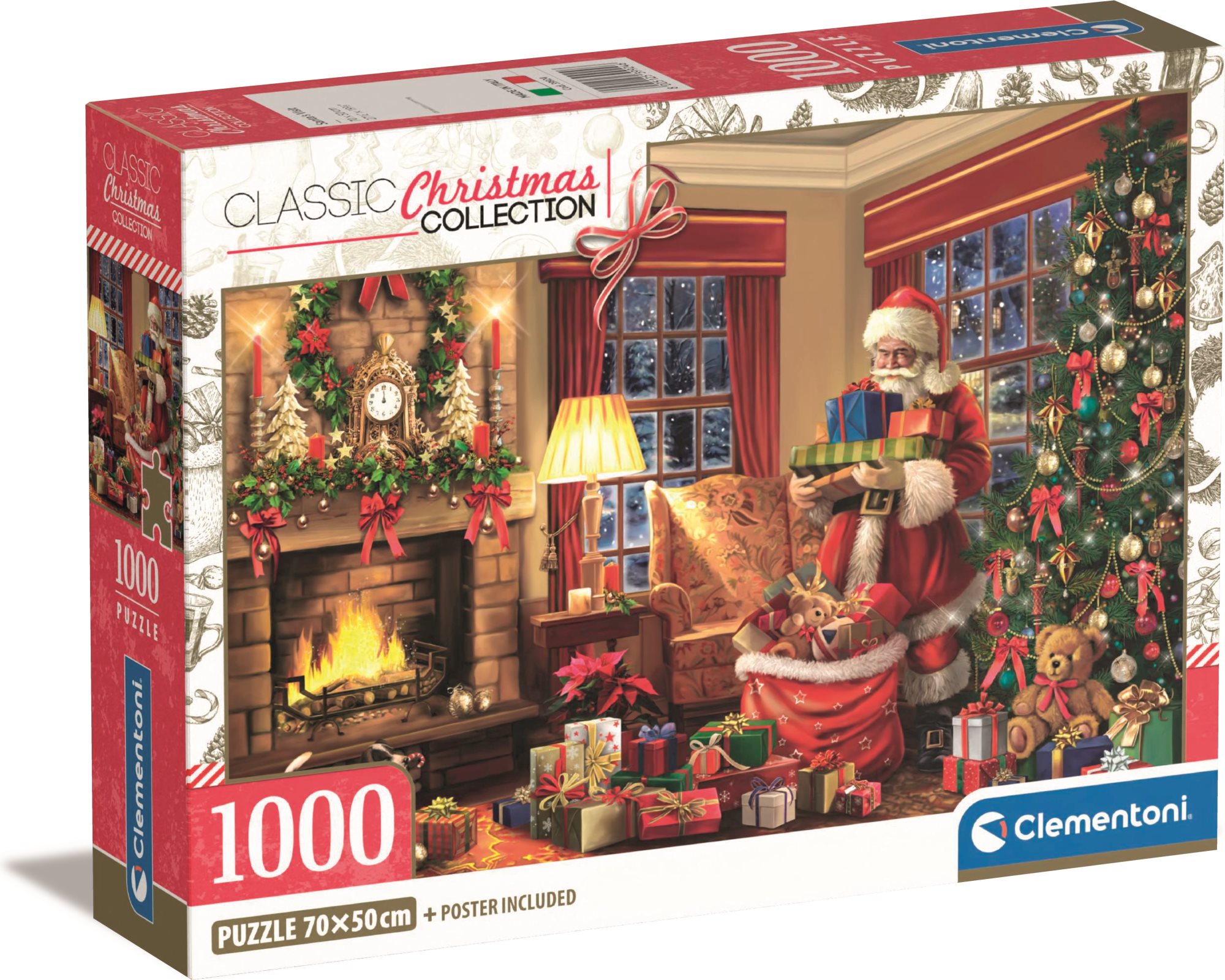 Puzzle Santova návštěva 1000 dílků